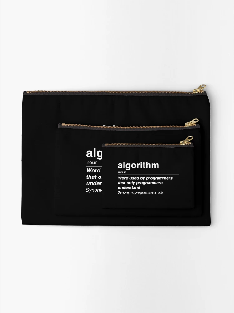 Thumbnail 2 of 4, Zipper Pouch, Algorithm designed and sold by KeepOnCoding.