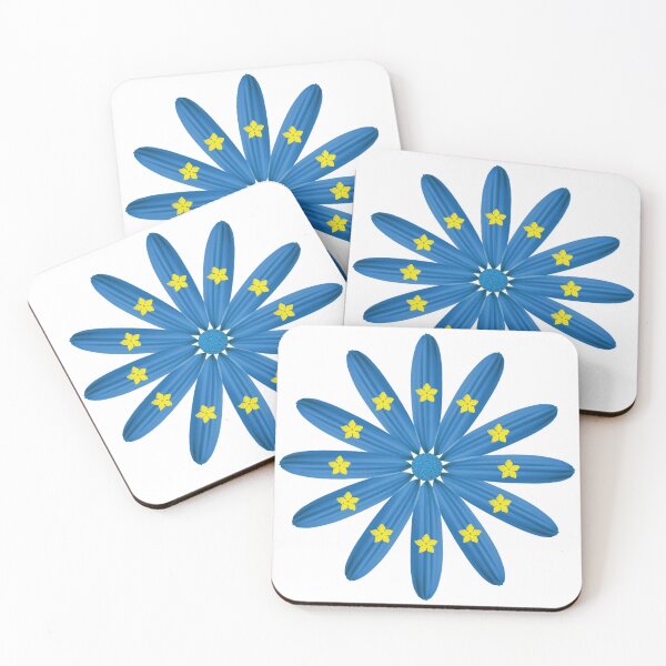 Item preview, Fantasy Flower Flag - European Union designed and sold by debzydesign.