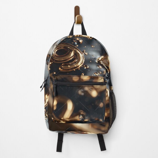 Item preview, Golden Liquid Splash Abstract Art designed and sold by Visual Foundry.