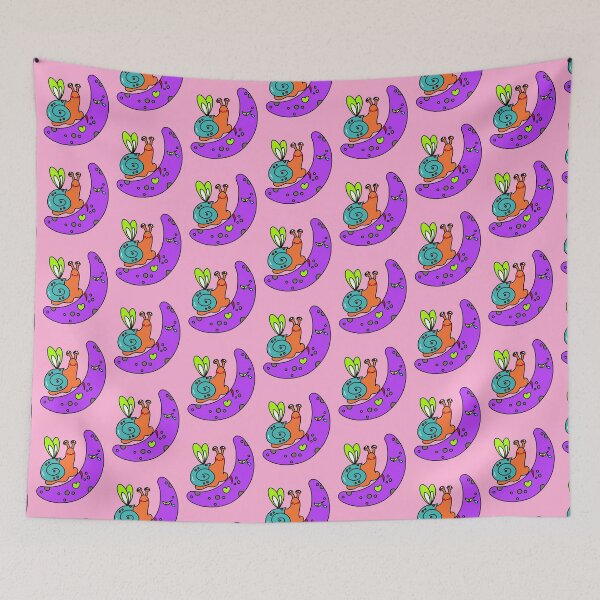 Item preview, The Snail Comforts the Heartbroken Moon designed and sold by EMILYVU22.