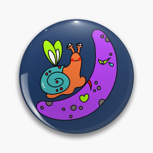 Item preview, The Snail Comforts the Heartbroken Moon designed and sold by EMILYVU22.