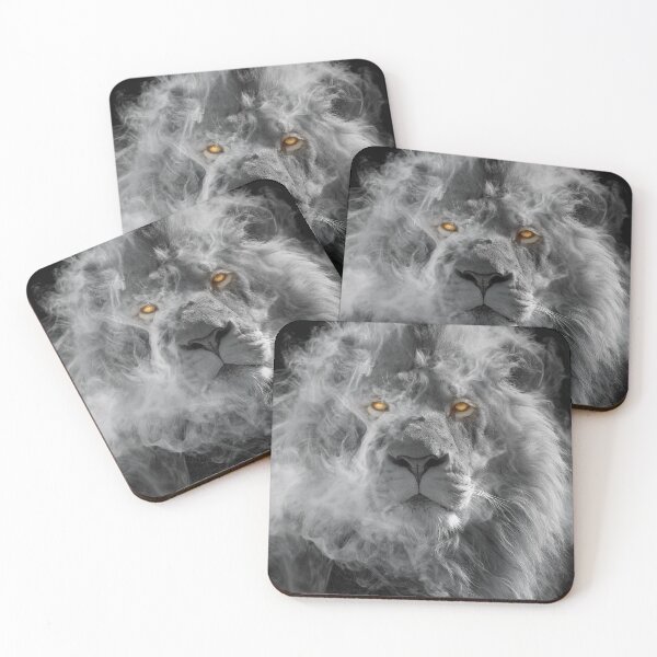 Item preview, Majestic White Lion Golden Eyes designed and sold by Visual Foundry.