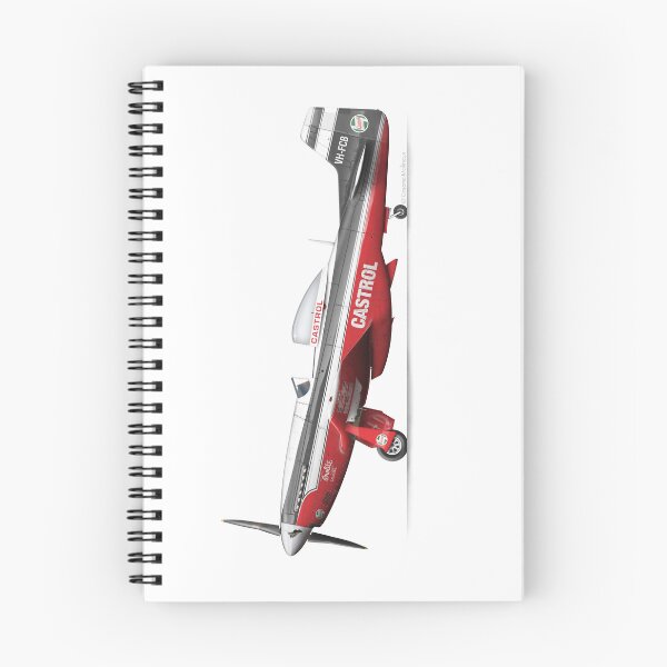 Item preview, NORTH AMERICAN AVIATION P-51 MUSTANG A68-192 VH-FCB CASTROL designed and sold by Grubby Fingers Aircraft Illustration.