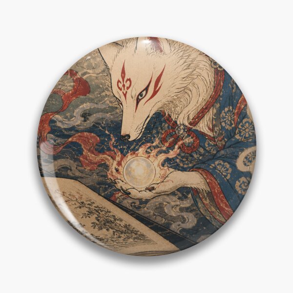 Item preview, Kitsune's Grimoire - Vintage Traditional Japanese Ukiyo-e Woodblock Print Style designed and sold by bapupa.