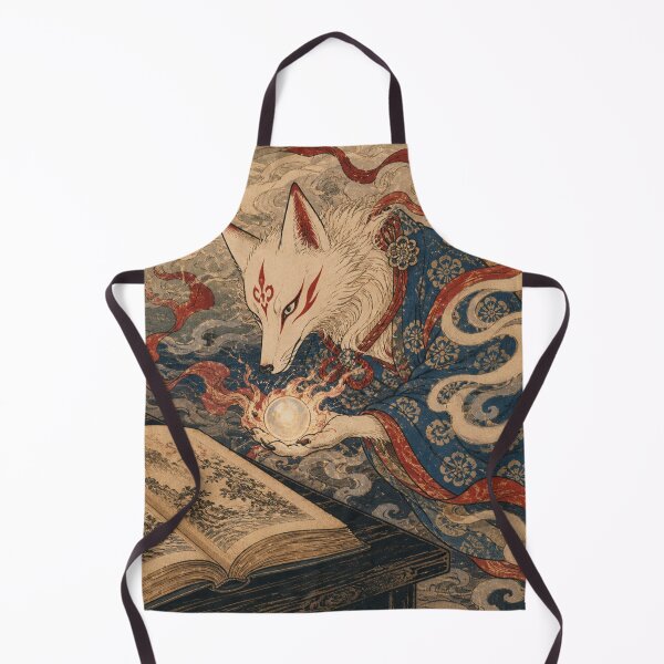 Item preview, Kitsune's Grimoire - Vintage Traditional Japanese Ukiyo-e Woodblock Print Style designed and sold by bapupa.