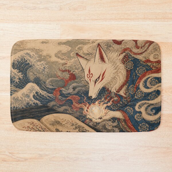 Item preview, Kitsune's Grimoire - Vintage Traditional Japanese Ukiyo-e Woodblock Print Style designed and sold by bapupa.