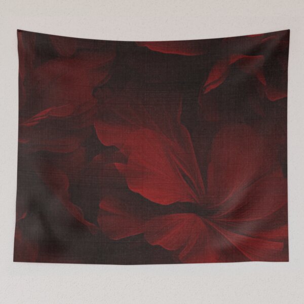 Item preview, Elegant Red Petals Pattern designed and sold by ZedColors.