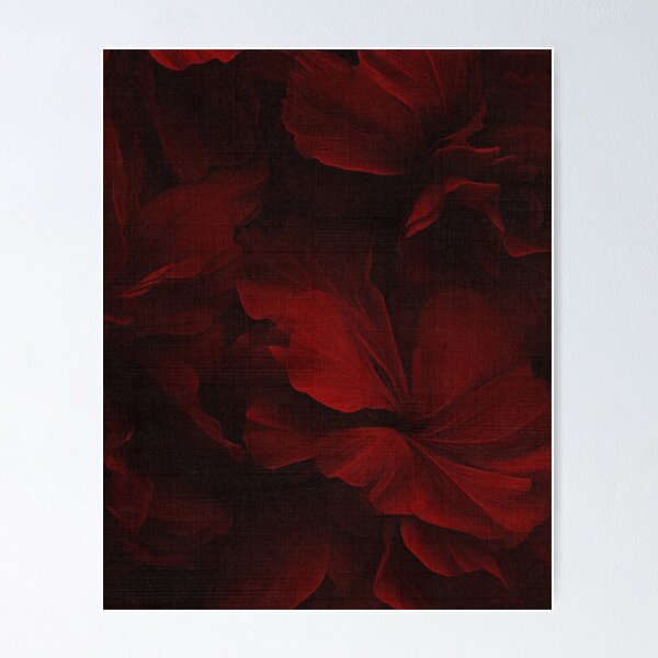 Item preview, Elegant Red Petals Pattern designed and sold by ZedColors.