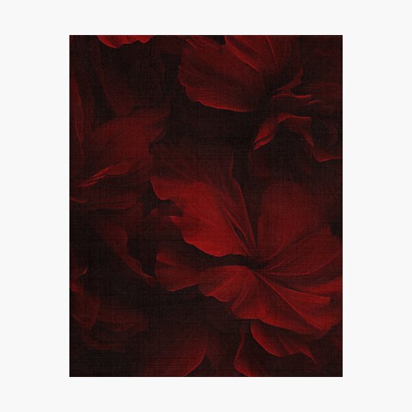 Item preview, Elegant Red Petals Pattern designed and sold by ZedColors.