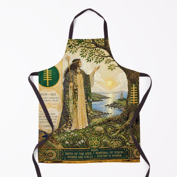 Item preview, The Celtic Tree Calendar III: Gwydion and the Ash | Celtic Mythology Art designed and sold by Stoneflower-Art.