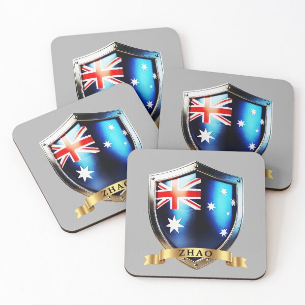 Item preview, Zhao Australian Heritage Crest Shield designed and sold by Highlandkings.
