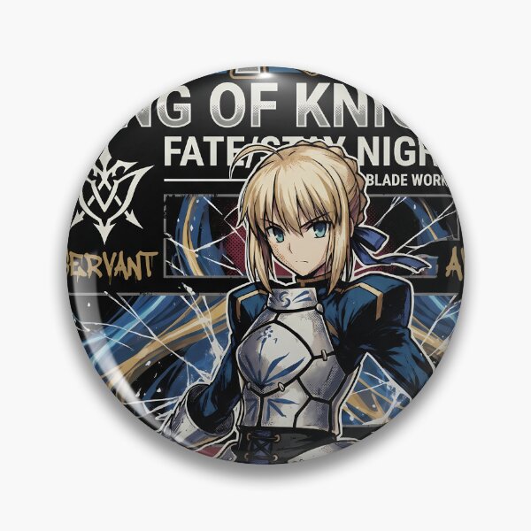 Item preview, Saber Artoria Pendragon Fate Stay Night King of Knights designed and sold by Senpaiwaves.