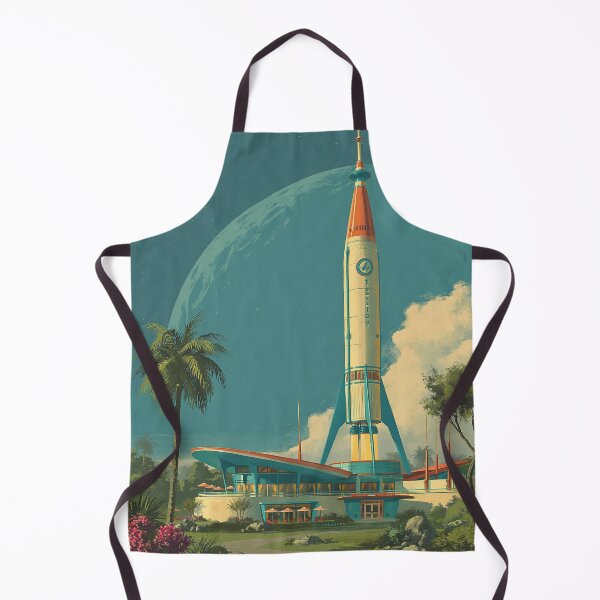 Item preview, Retro Futuristic Rocket Launch Station designed and sold by Visual Foundry.