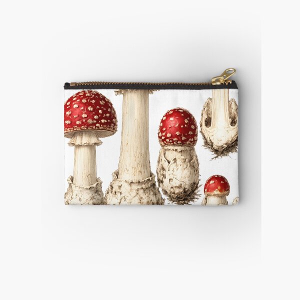 Item preview, AMANITA MUSCARIA | Vintage Mycology Field Guide Art Print designed and sold by LainCellJapan.