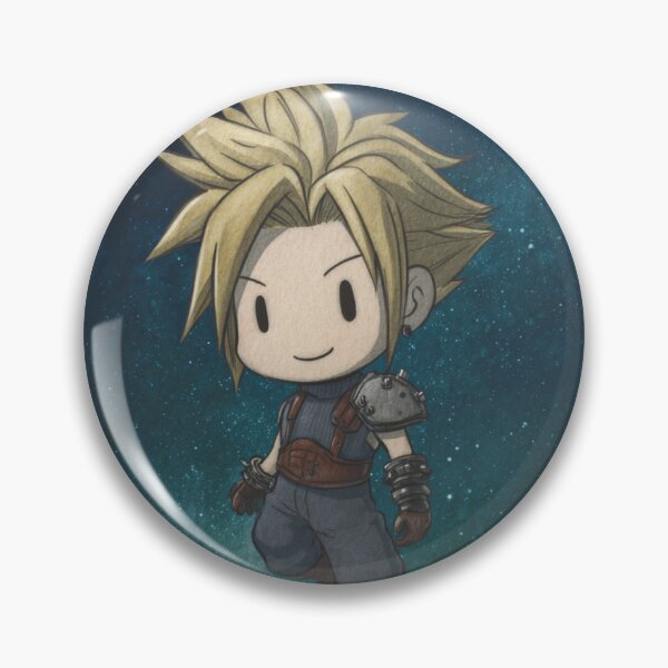 Item preview, Chibi Buster‑Blade Hero | Cute Spiky‑Haired Warrior designed and sold by MyChibiArts.