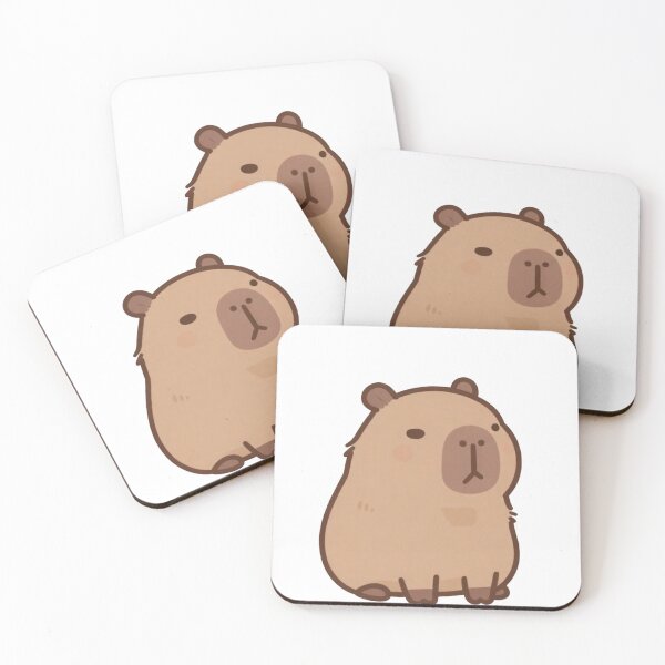 Item preview, Cute Chonky Capybara Kawaii Aesthetic designed and sold by NeonSketch Lab.