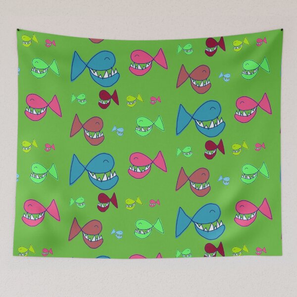 Item preview, SMILING FISH - HERD OF SMILING FISH designed and sold by NYWA-ART.