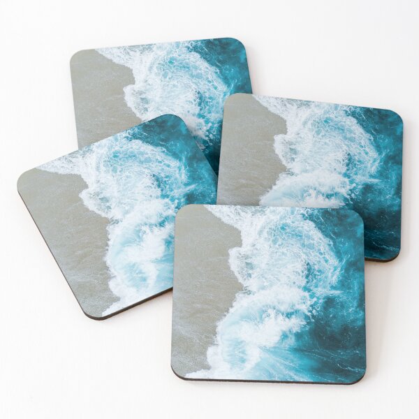Item preview, Azure Ocean Waves From Above designed and sold by JoginderDixit.