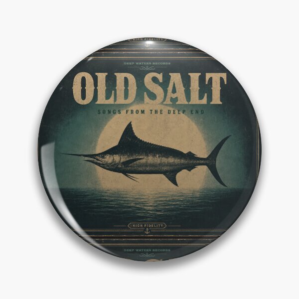 Item preview, Moody Vintage Record Cover (Iconic Fish Silhouette, Retro Typo) designed and sold by Jandedan.