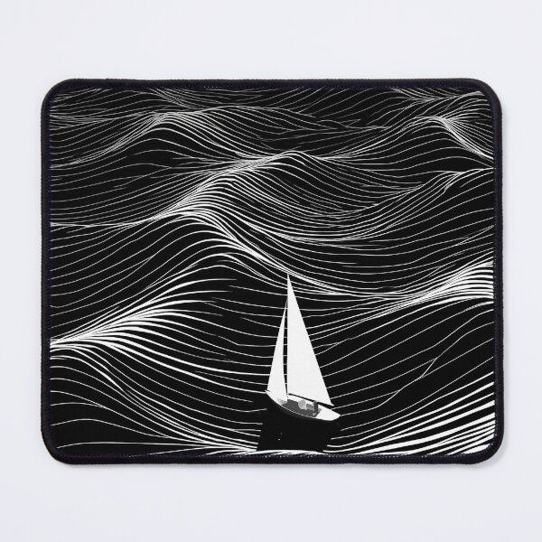 Item preview, Sailboat Sailing Serene Wavy Seas designed and sold by Visual Foundry.