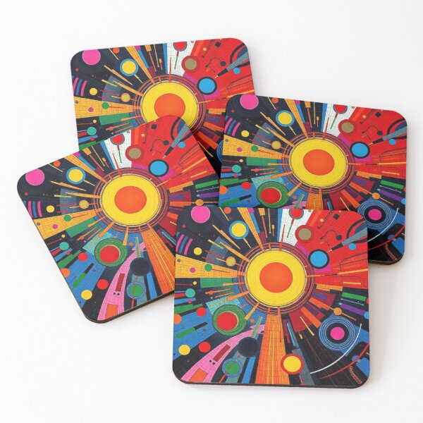 Item preview, Abstract Multicolor Geometric designed and sold by RAISC.
