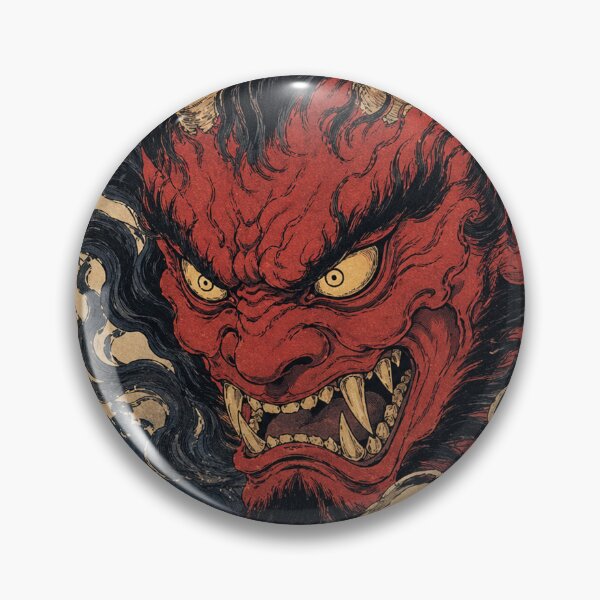 Item preview, Oni Demon Eyes - Vintage Traditional Japanese Ukiyo-e Woodblock Print Style designed and sold by bapupa.