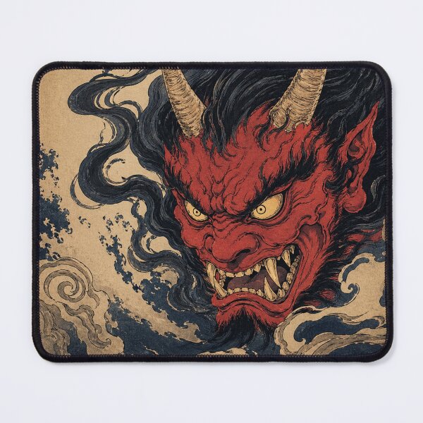 Item preview, Oni Demon Eyes - Vintage Traditional Japanese Ukiyo-e Woodblock Print Style designed and sold by bapupa.