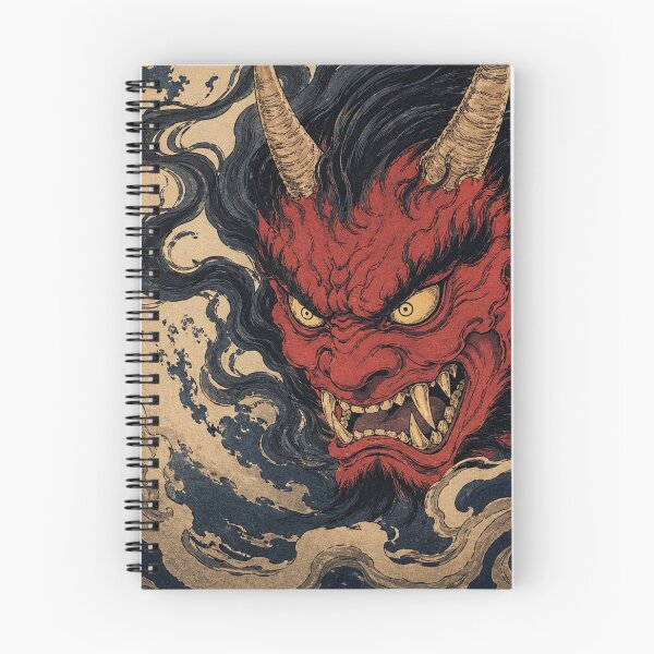 Item preview, Oni Demon Eyes - Vintage Traditional Japanese Ukiyo-e Woodblock Print Style designed and sold by bapupa.