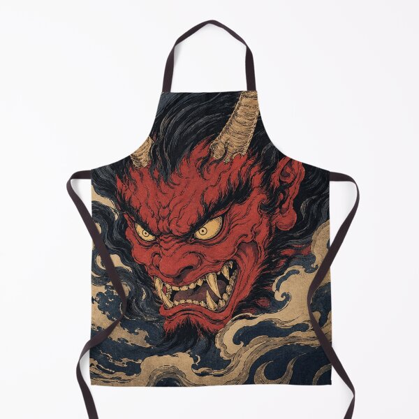 Item preview, Oni Demon Eyes - Vintage Traditional Japanese Ukiyo-e Woodblock Print Style designed and sold by bapupa.