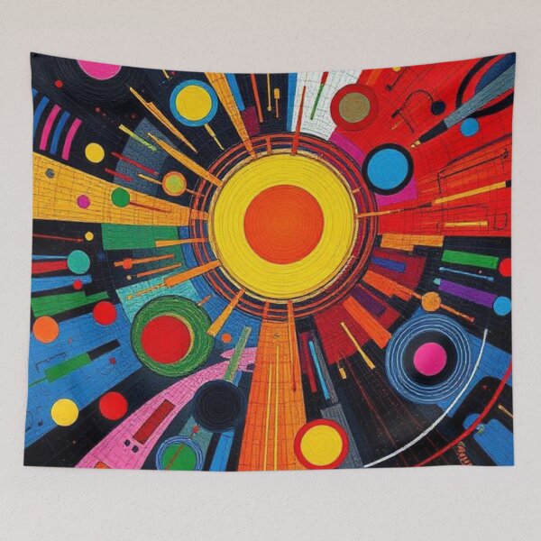 Item preview, Abstract Multicolor Geometric designed and sold by RAISC.