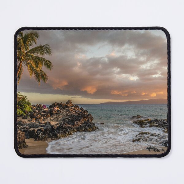 Item preview, Tropical Beach Sunset With Palm Trees designed and sold by JoginderDixit.