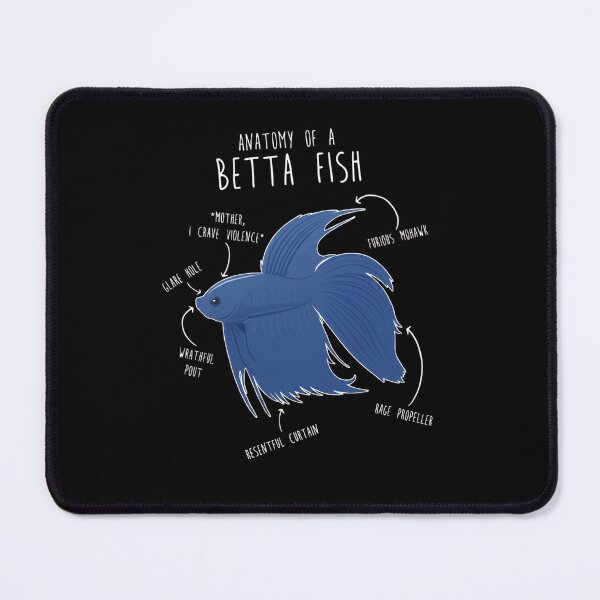 Item preview, Funny Anatomy of a Betta Fish - Mother I Crave Violence Meme designed and sold by haitrieuic96.