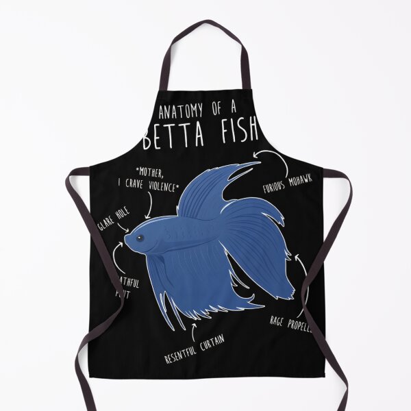 Item preview, Funny Anatomy of a Betta Fish - Mother I Crave Violence Meme designed and sold by haitrieuic96.
