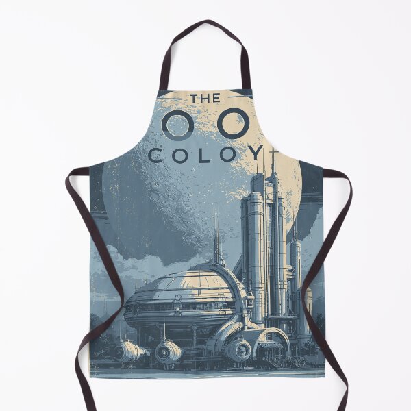 Item preview, The Moon Colony Retro Sci-Fi Poster designed and sold by Visual Foundry.