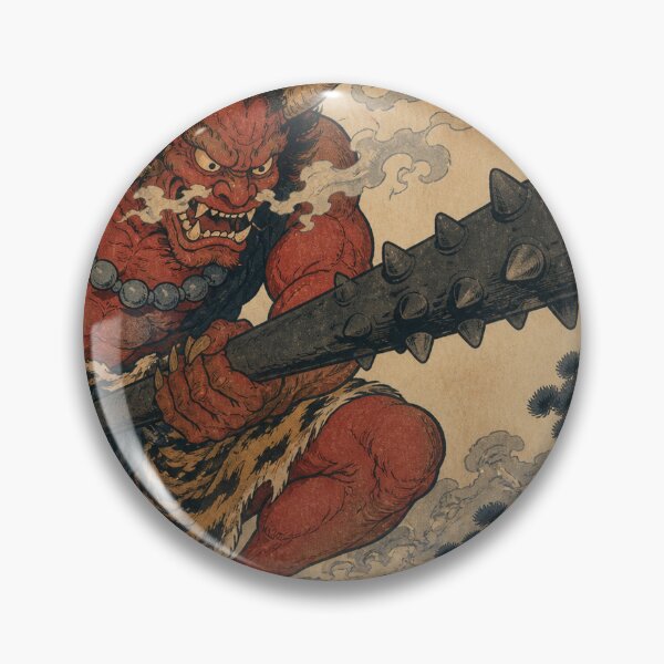 Item preview, Oni Wrath - Vintage Traditional Japanese Ukiyo-e Woodblock Print Style designed and sold by bapupa.