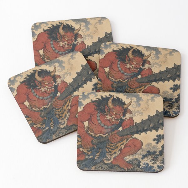 Item preview, Oni Wrath - Vintage Traditional Japanese Ukiyo-e Woodblock Print Style designed and sold by bapupa.