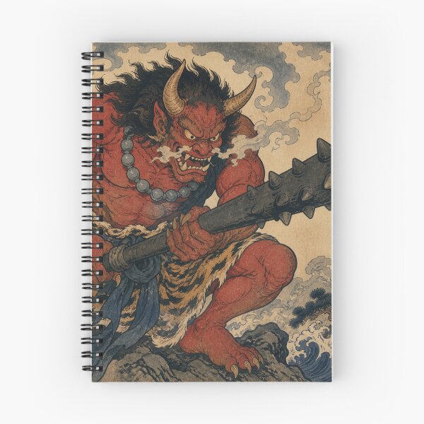 Item preview, Oni Wrath - Vintage Traditional Japanese Ukiyo-e Woodblock Print Style designed and sold by bapupa.