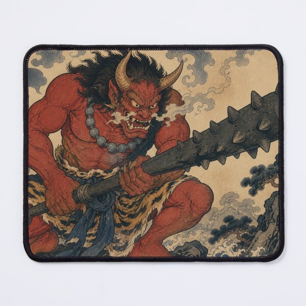 Item preview, Oni Wrath - Vintage Traditional Japanese Ukiyo-e Woodblock Print Style designed and sold by bapupa.