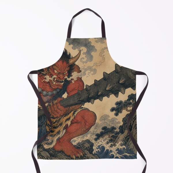 Item preview, Oni Wrath - Vintage Traditional Japanese Ukiyo-e Woodblock Print Style designed and sold by bapupa.