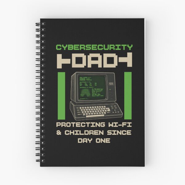 Item preview, Cybersecurity Dad Retro Terminal Wi-Fi Protector designed and sold by Abibless1998.