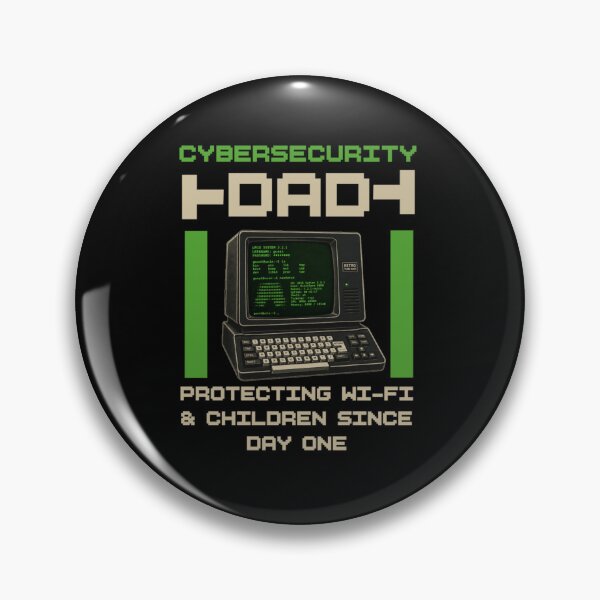 Item preview, Cybersecurity Dad Retro Terminal Wi-Fi Protector designed and sold by Abibless1998.