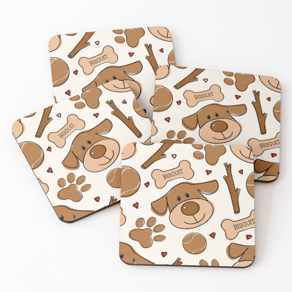 Item preview, Cute dog pattern for dog lover with hearts designed and sold by OhNoNotAgain42.