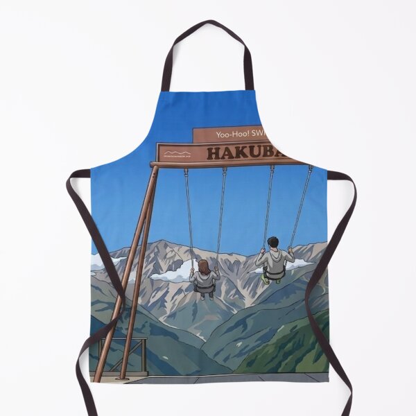 Item preview, Hakuba Yoo-Hoo! Swing - Japanese Alps Illustration designed and sold by Kokeshidreams.
