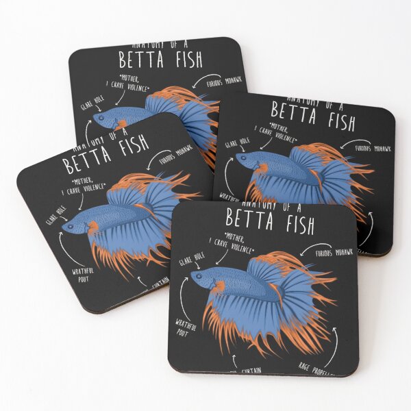 Item preview, Funny Anatomy Of A Betta Fish - Angry Siamese Fighting Fish Meme designed and sold by haitrieuic96.