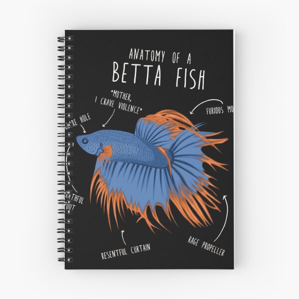 Item preview, Funny Anatomy Of A Betta Fish - Angry Siamese Fighting Fish Meme designed and sold by haitrieuic96.