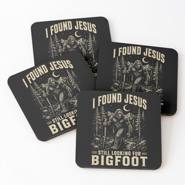 Item preview, I Found Jesus Still Looking For Bigfoot, Funny Christian 2 designed and sold by SanipepaVase.