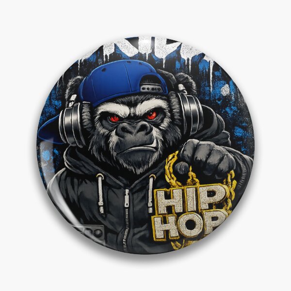 Artikelvorschau, Gorilla-Hip-Hop-Stil entworfen und verkauft von Kadi Art Haven .