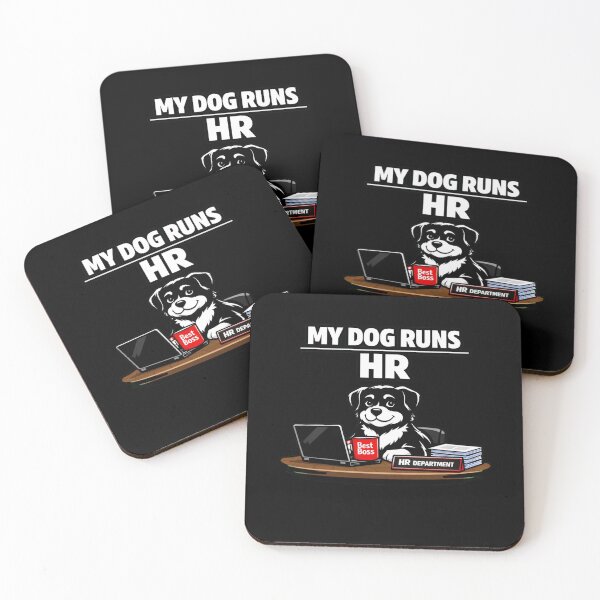 Item preview, My Dog Runs HR – Funny Dog Lover Minimalist T‑Shirt designed and sold by Timeless Junction.