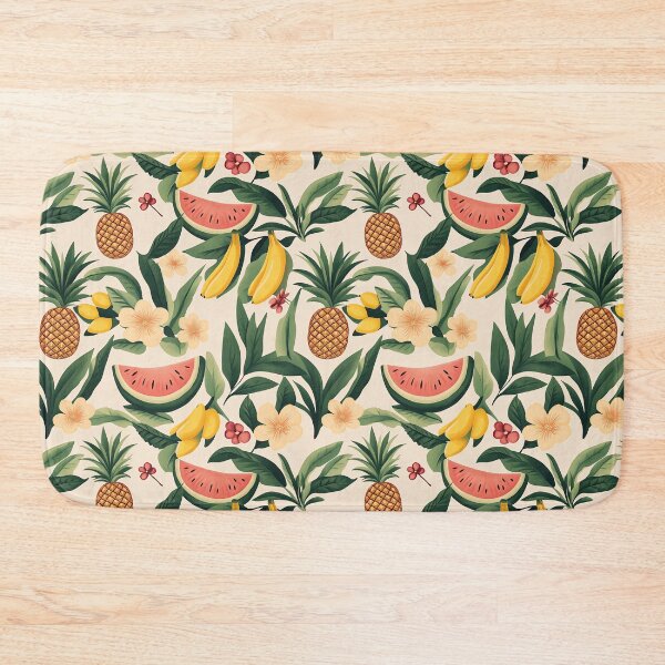 Item preview, Tropical Summer Watermelon Pineapple Banana Pattern designed and sold by Athena2520.