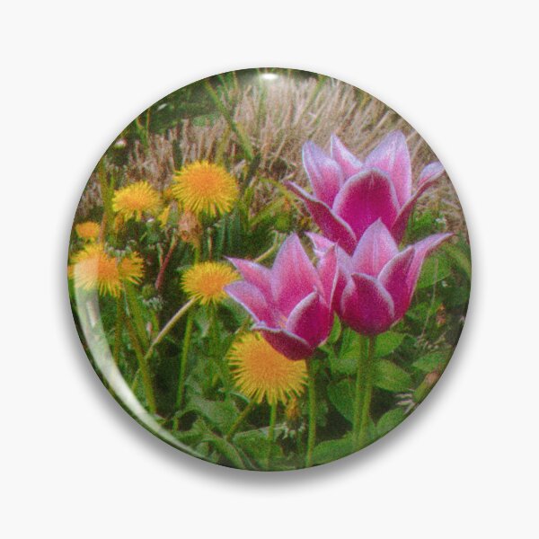 Item preview, retrowave flowers blooming during springtime in scotland (edinburgh, april 2026) designed and sold by photosbykel.